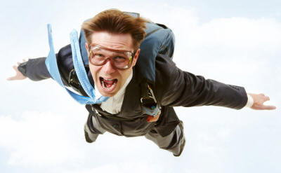 Прыжок с парашютом фотография
